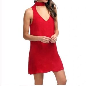 NWT Show Me Your Mumu Red Friday Choker dress size XS